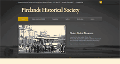 Desktop Screenshot of firelandsmuseum.com